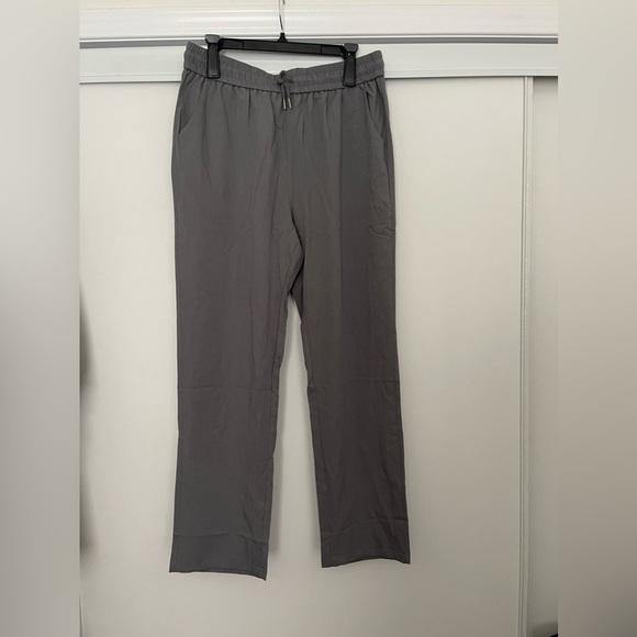 BNWT Iwoo Gray Linen/Cotton Blend Pants - Picture 1 of 3